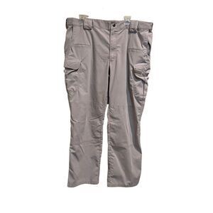 5.11 Tactical Men's Pants‎ Beige Flat Front Cargo Pockets 40x30